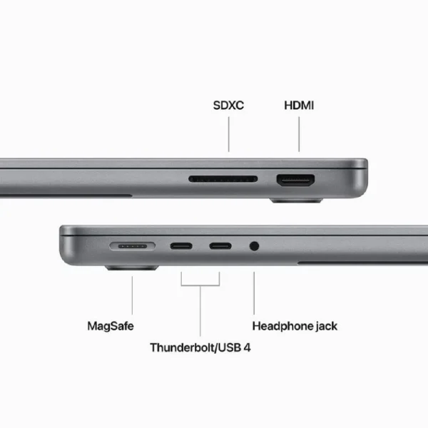 لپ تاپ اپل 14.2 اینچی مدل MacBook Pro MX2F3 2024-M4 Pro-24GB RAM-1TB SSD - تصویر 7