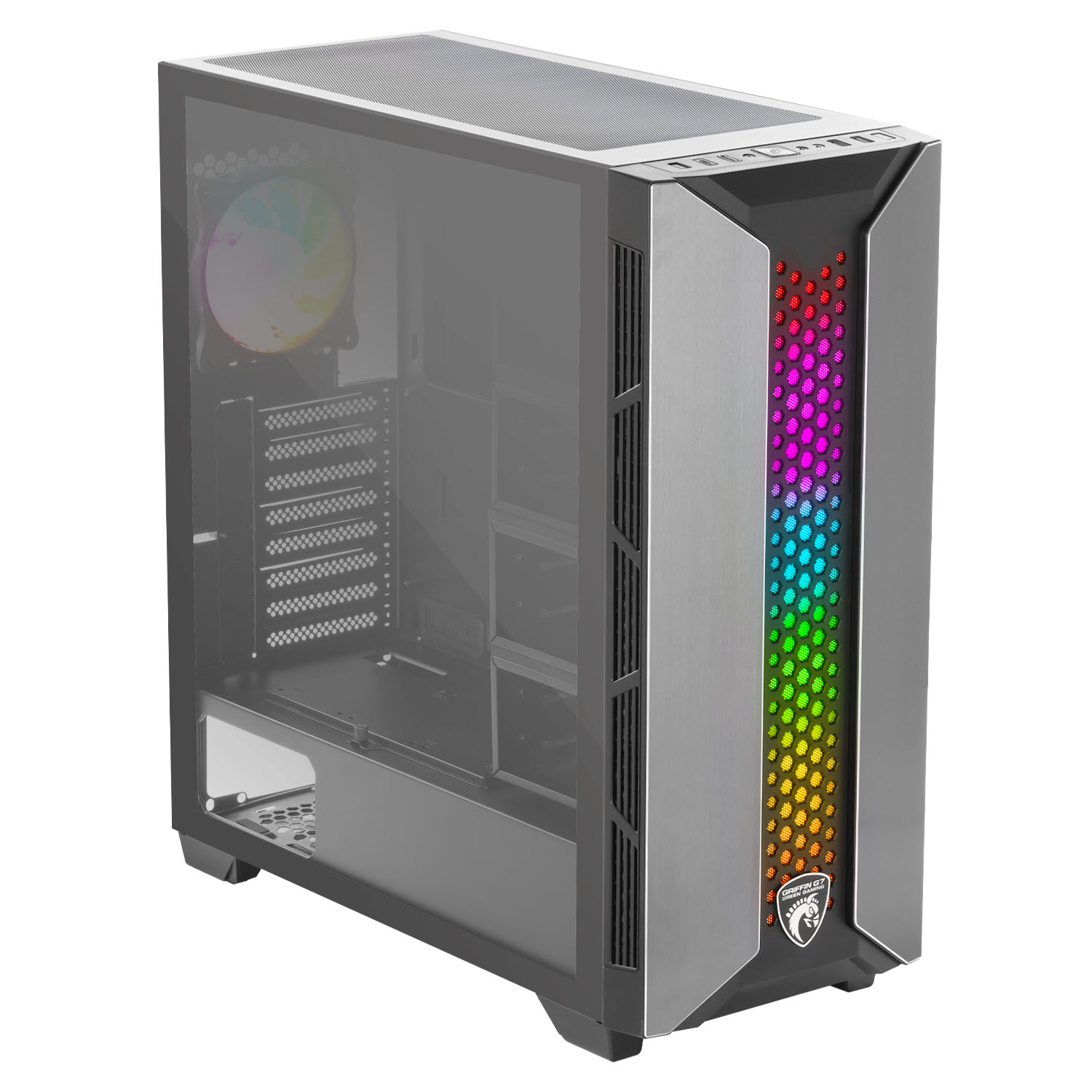 کیس کامپیوتر گرین مدل GRIFFIN G7 Mid Tower مشکی