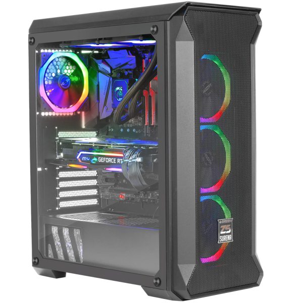 کیس کامپیوتر گرین Z5 Surena RGB Mid Tower مشکی - تصویر 6