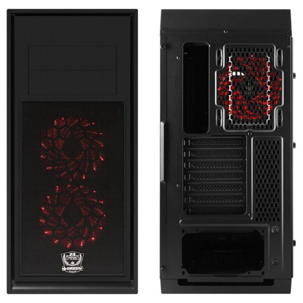کیس کامپیوتر گرین مدل Z4 Astiak Mid Tower مشکی - تصویر 6