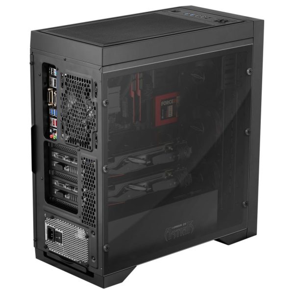 کیس کامپیوتر گرین مدل Z4 Astiak Mid Tower مشکی - تصویر 2