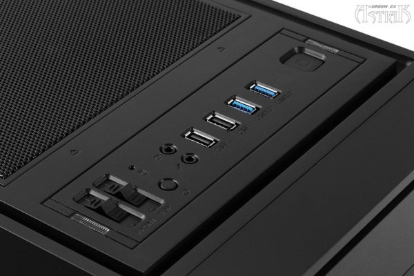کیس کامپیوتر گرین مدل Z4 Astiak Mid Tower مشکی - تصویر 3